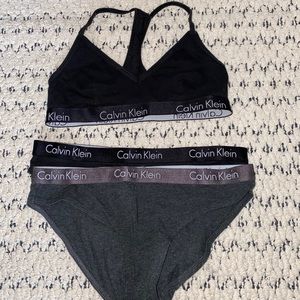 Calvin Klein lounge bra and underwear